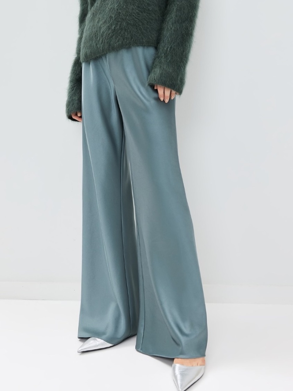 La Ligne Colby Pant in Steel